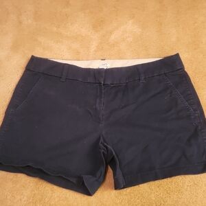 J Crew Women's Navy Blue Shorts